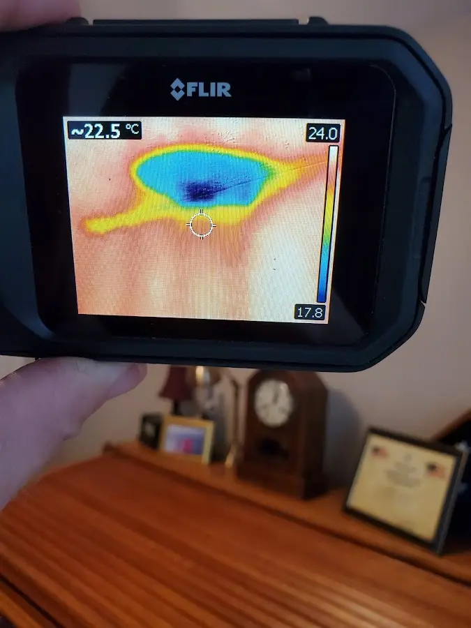 Thermal imaging inspection for water damage in Kochville